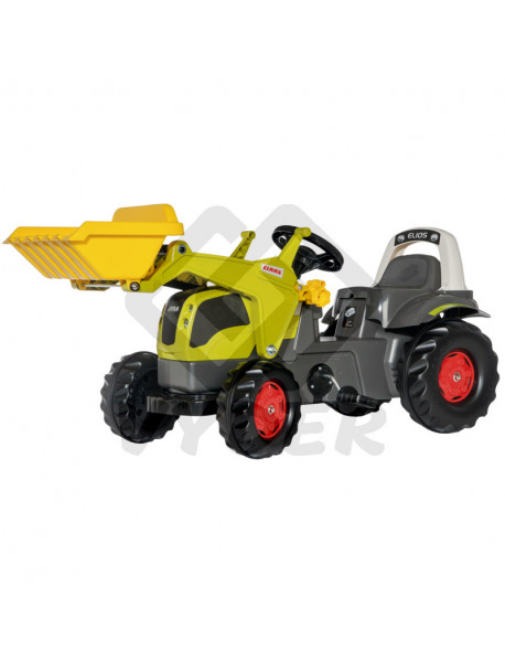 Rolly Toys Šľapací traktor s prívesom Claas 230 Elios