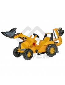 Rolly Toys Šľapací traktor s nakladačom Junior a rýpadlom CAT