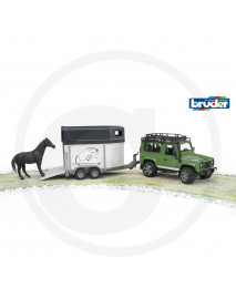 Land Rover Defender Station + príves s koňom