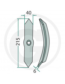 Hrot 215mm