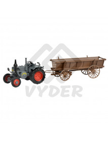 Traktor s vozom - Lanz Bulldog