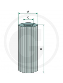 Hydraulický filter Ø49,5x23,9mm 