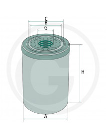 MANN FILTER Hydraulický / prevodový olejový filter